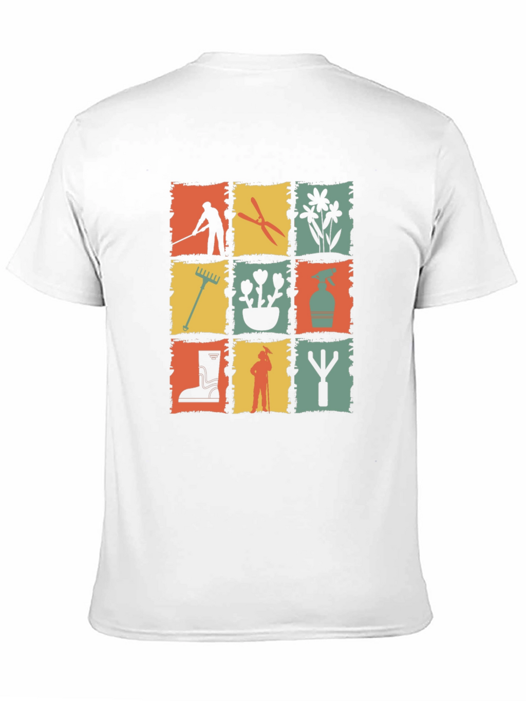 Gardening Tools Graphic T-Shirt