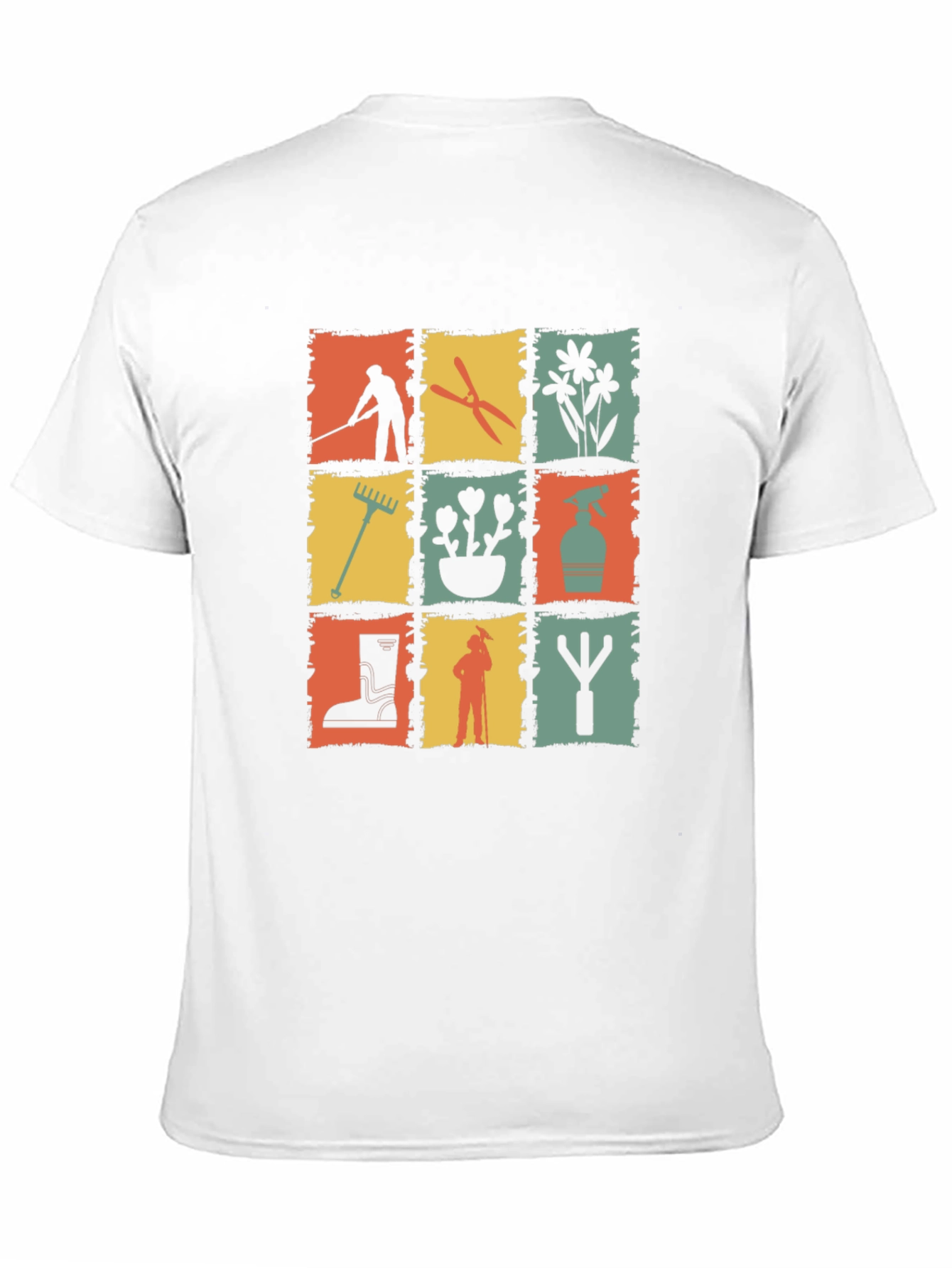 Gardening Tools Graphic T-Shirt