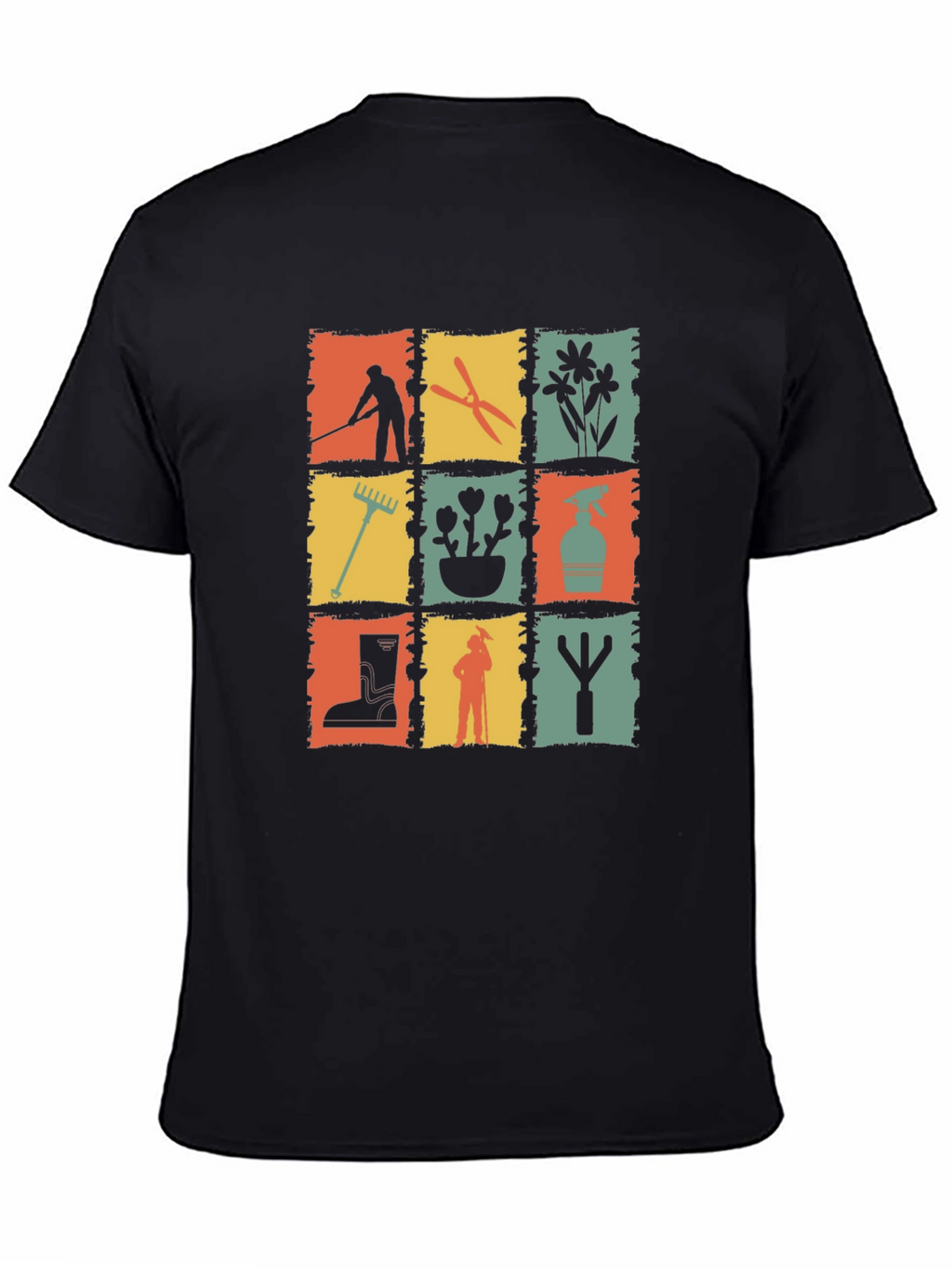 Gardening Tools Graphic T-Shirt
