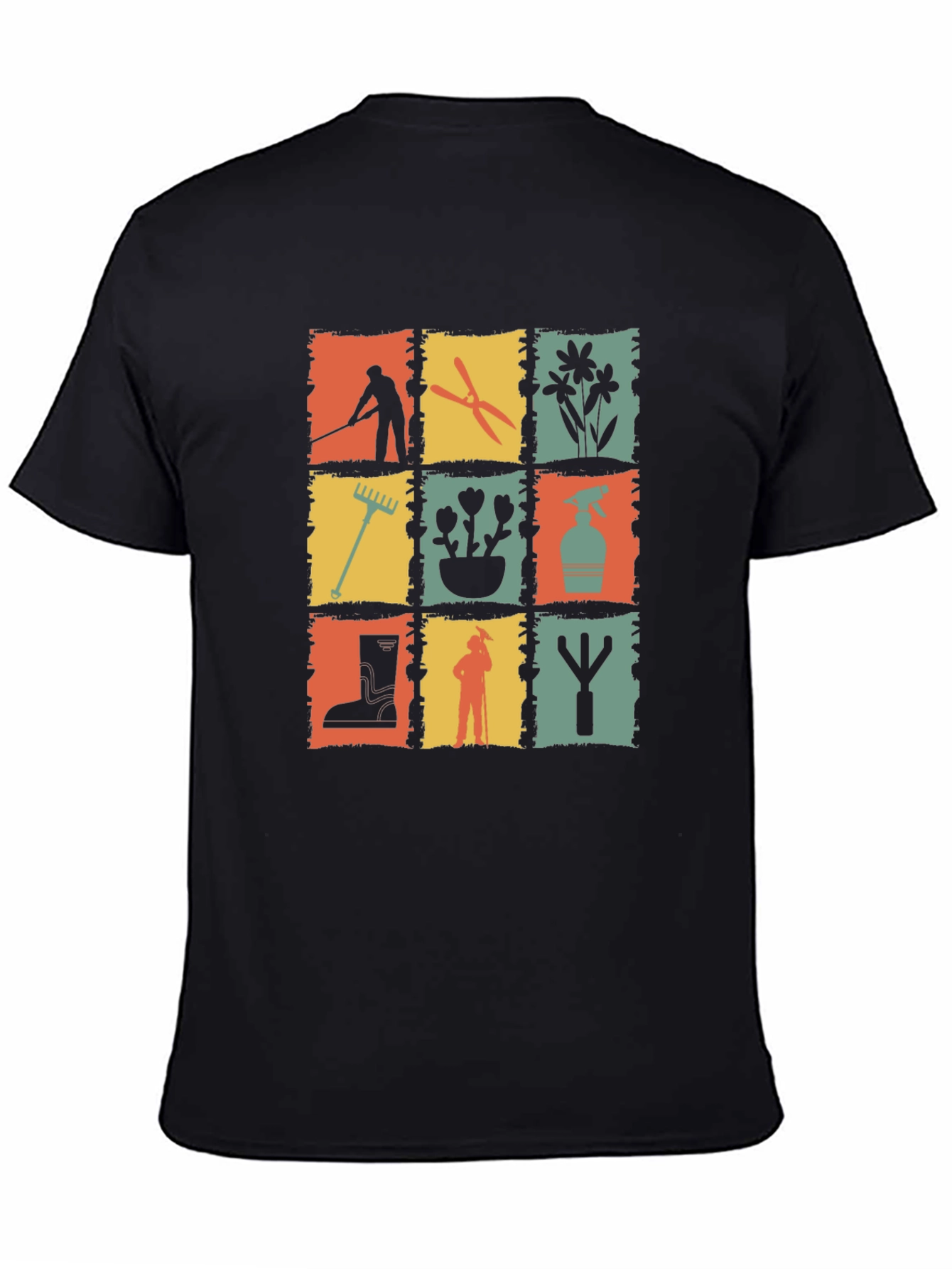Gardening Tools Graphic T-Shirt