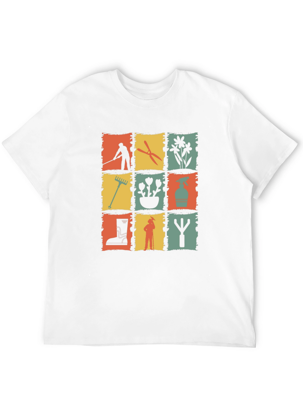 Gardening Tools Graphic T-Shirt