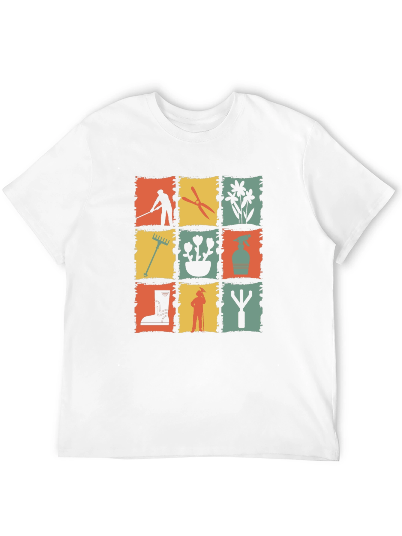 Gardening Tools Graphic T-Shirt