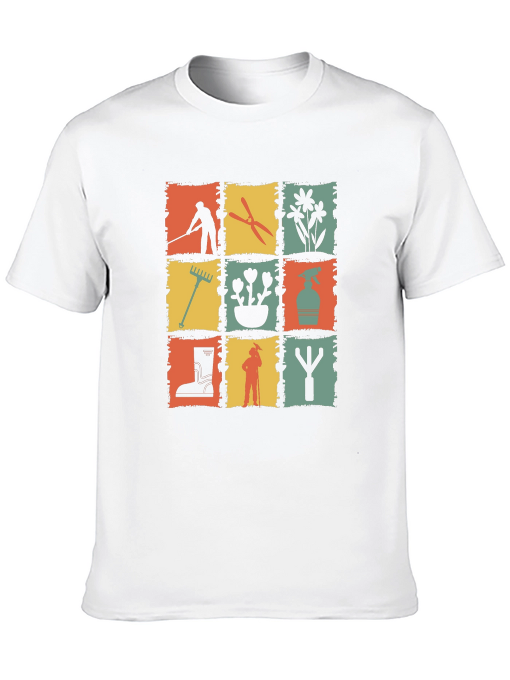 Gardening Tools Graphic T-Shirt