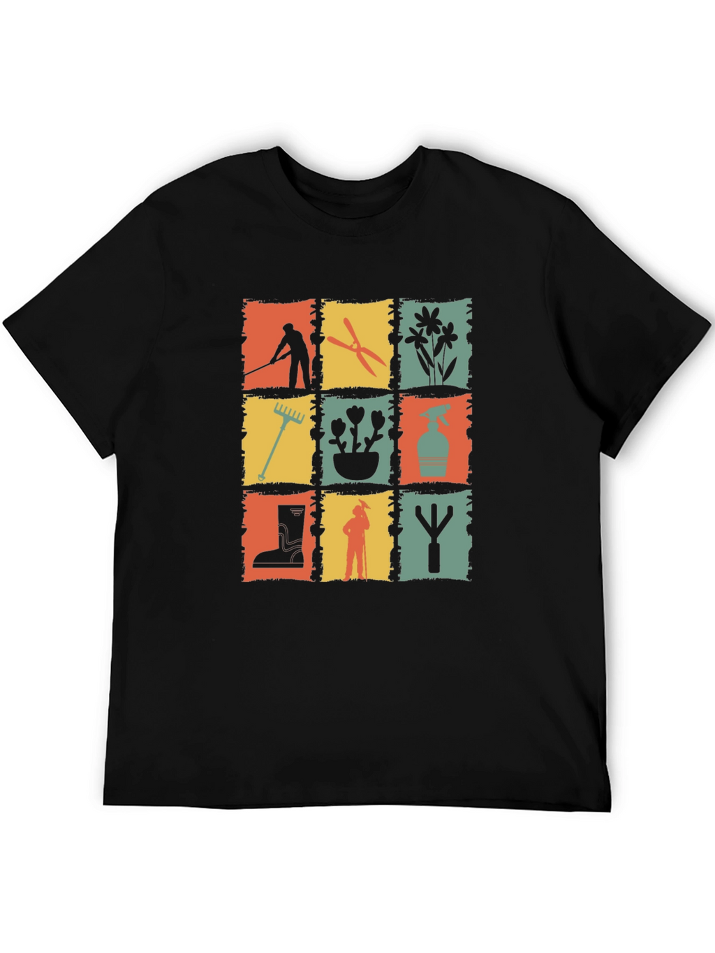 Gardening Tools Graphic T-Shirt