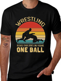 Wrestling Humor Graphic T-Shirt