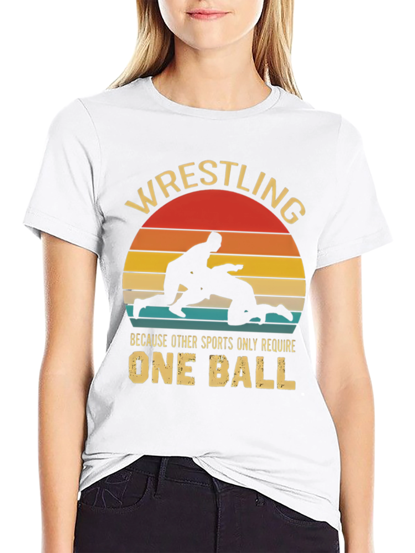 Wrestling Humor Graphic T-Shirt