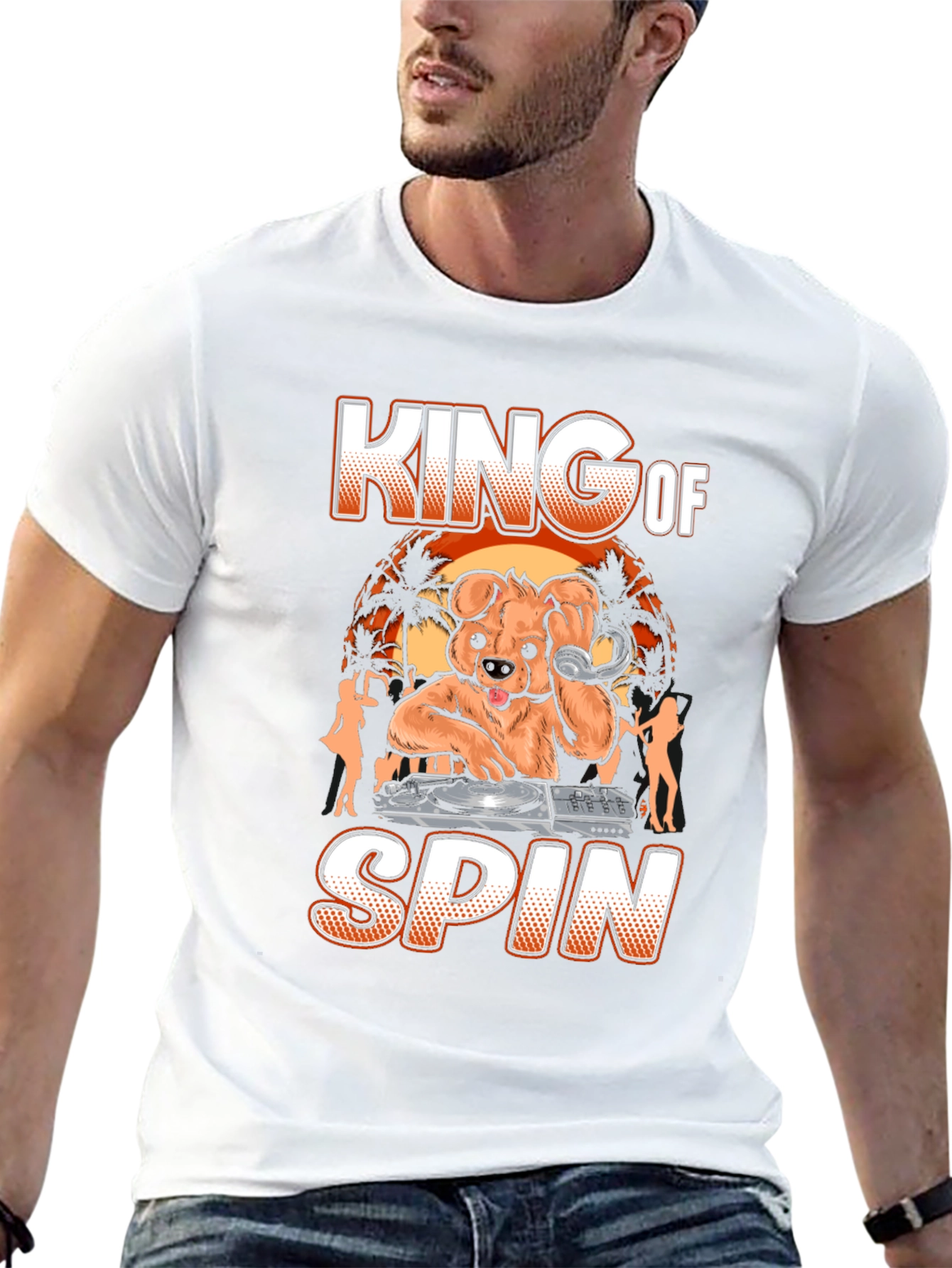 DJ Bear T-Shirt - King of Spin