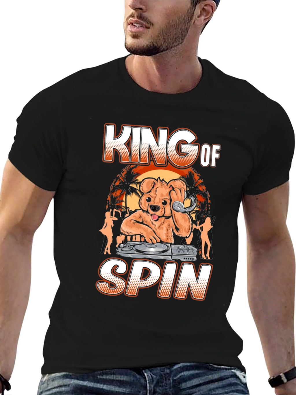 DJ Bear T-Shirt - King of Spin