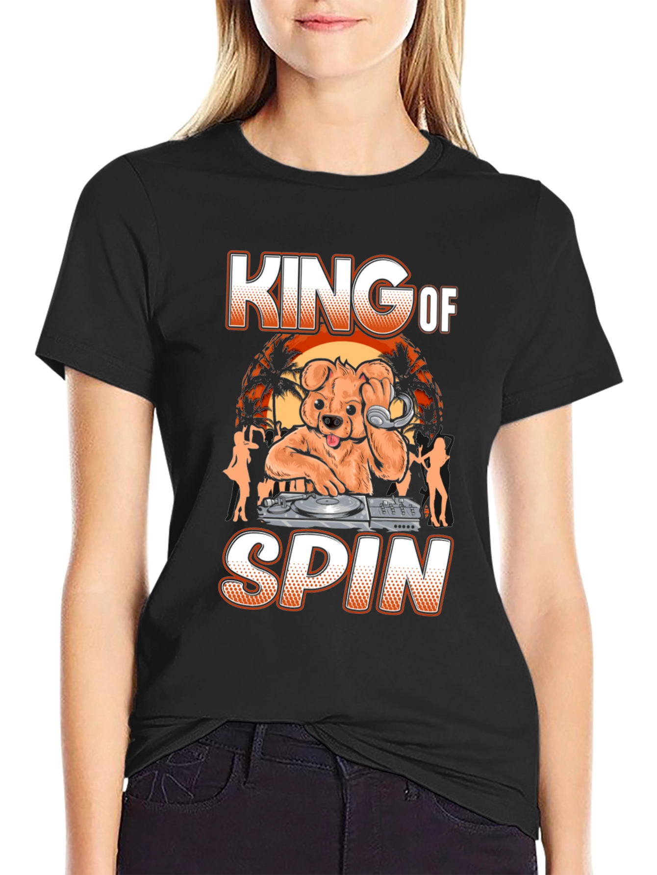 DJ Bear T-Shirt - King of Spin