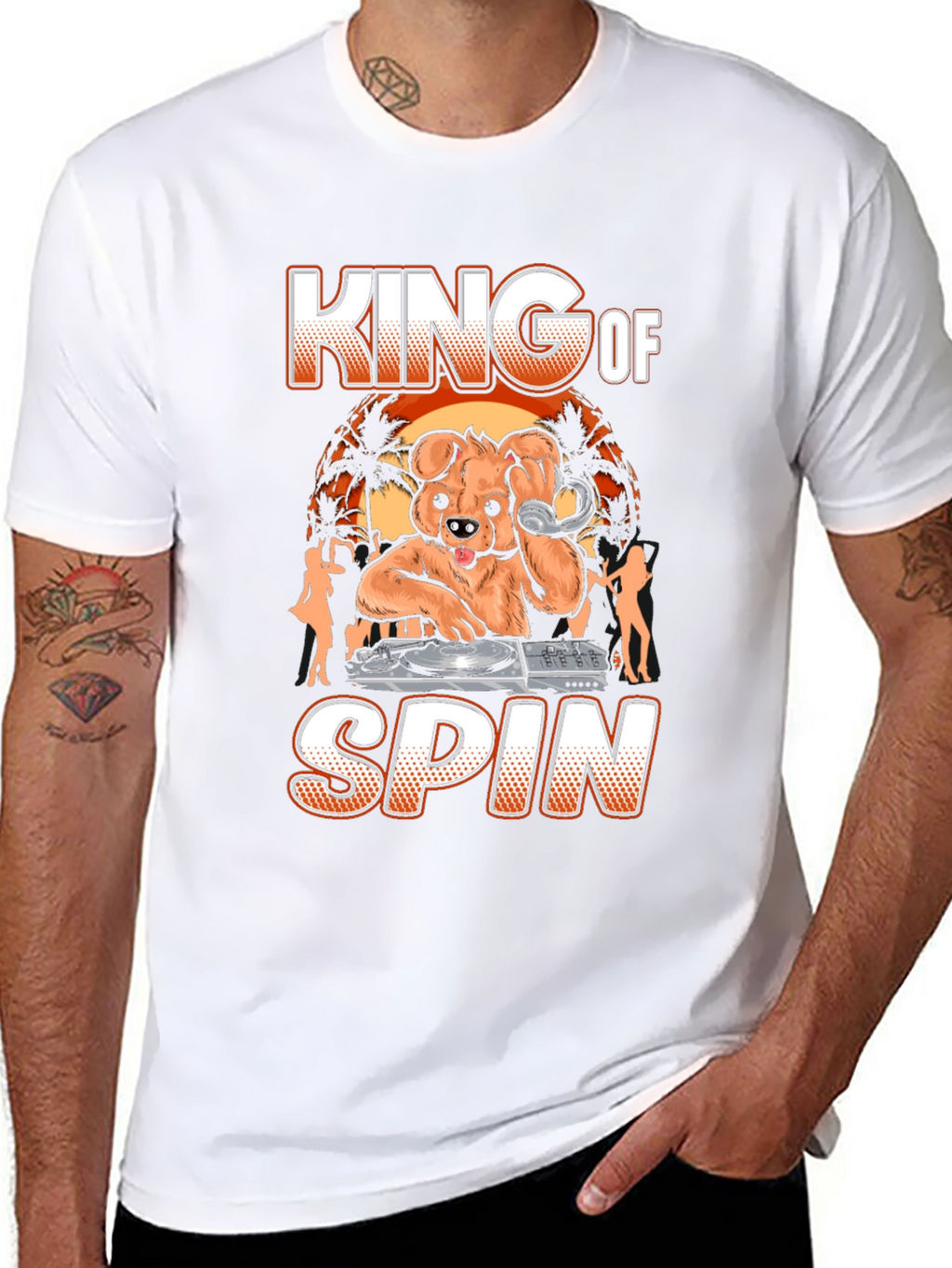 DJ Bear T-Shirt - King of Spin