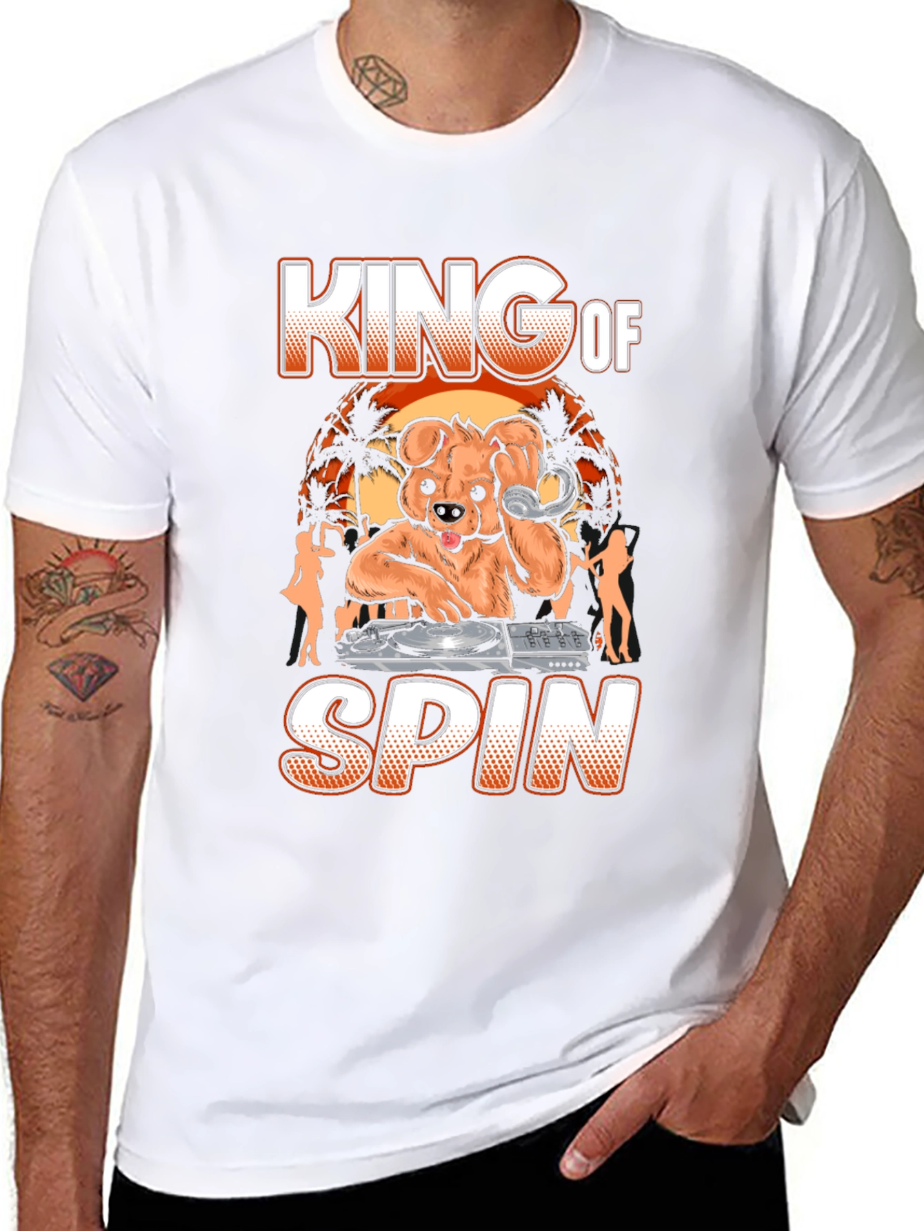 DJ Bear T-Shirt - King of Spin