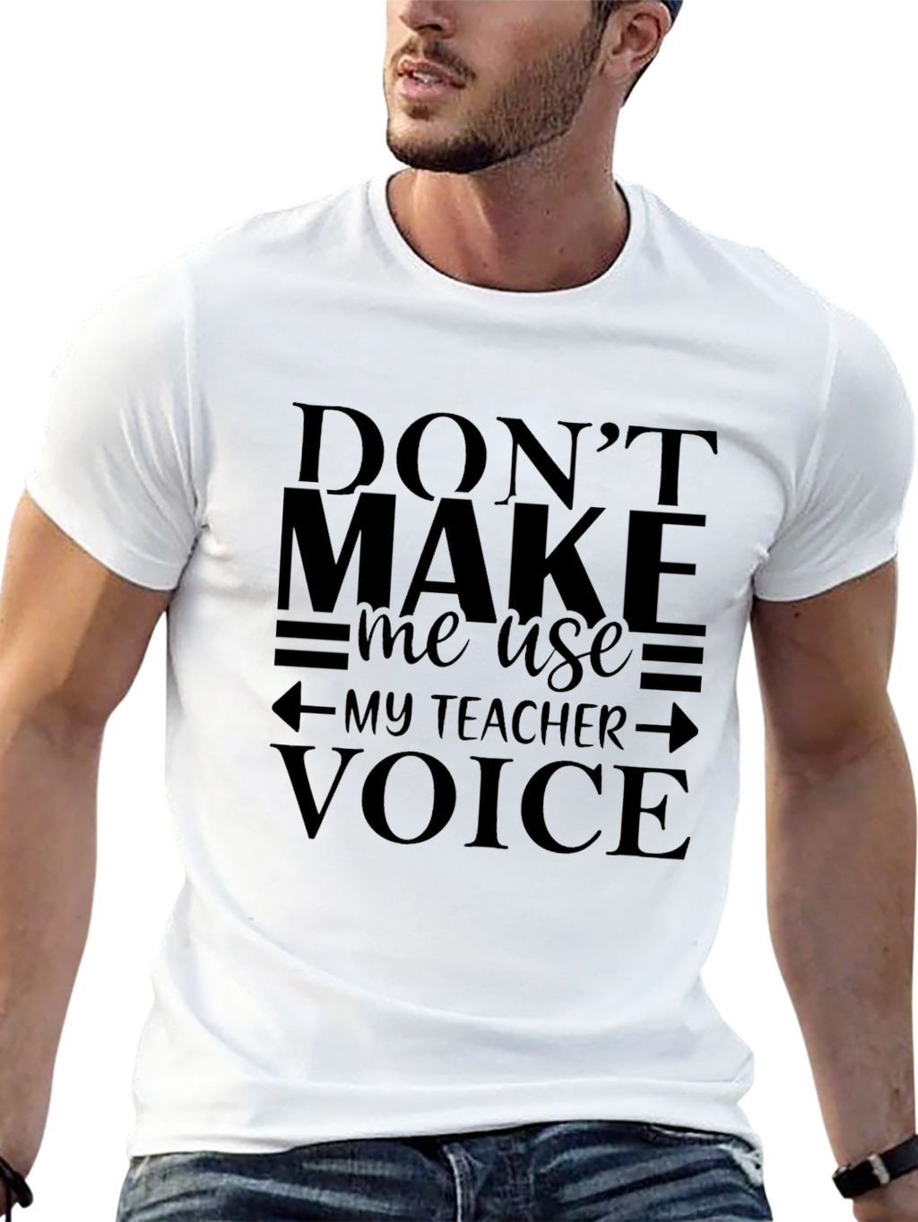 Teacher Voice Graphic T-Shirt - Funny Teacher Shirt