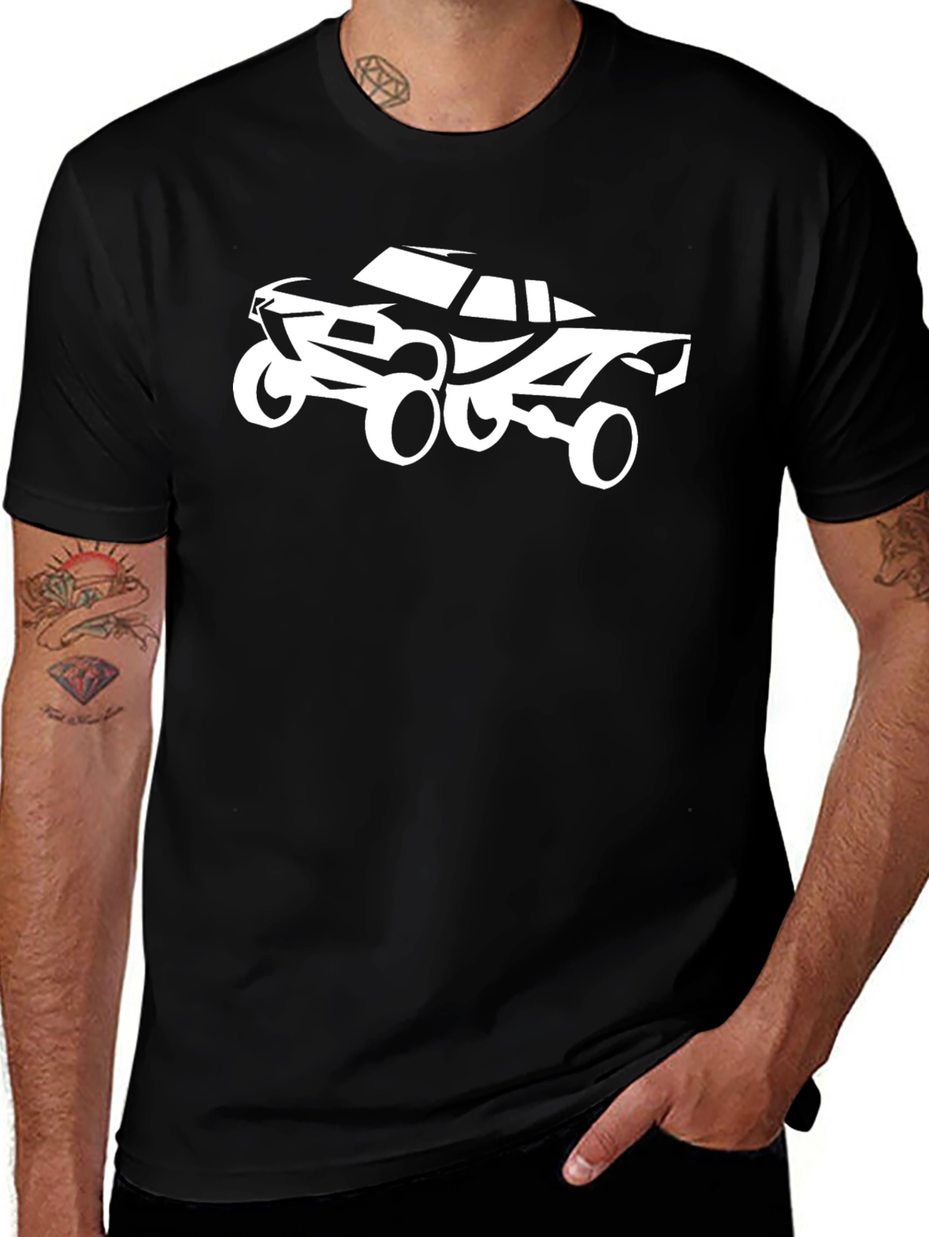 Truck Graphic Black T-Shirt