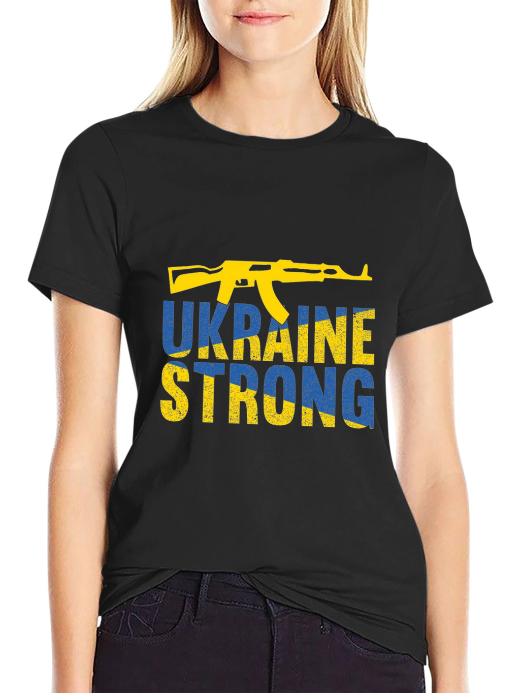 Ukraine Strong Black T-Shirt