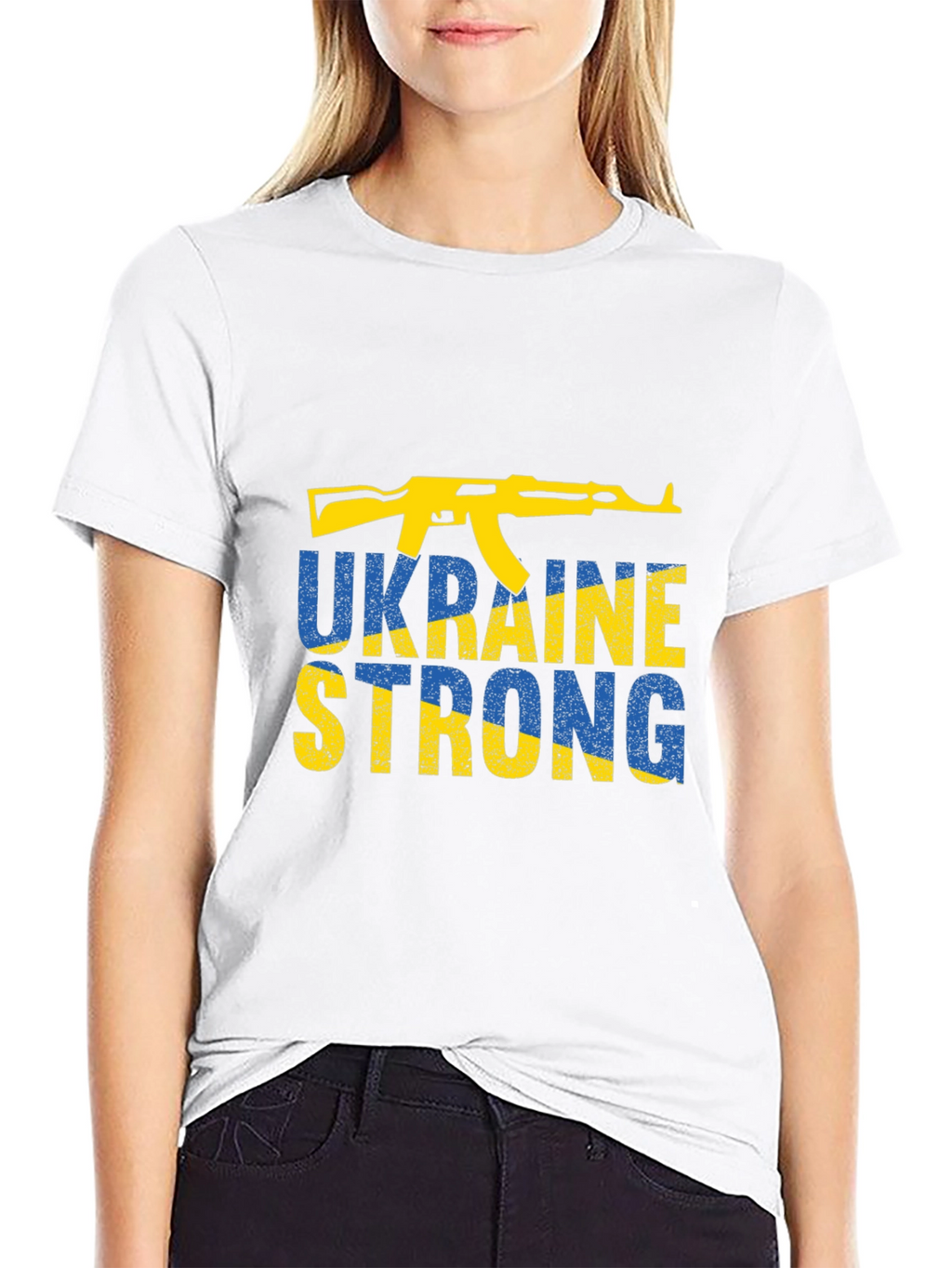Ukraine Strong Black T-Shirt