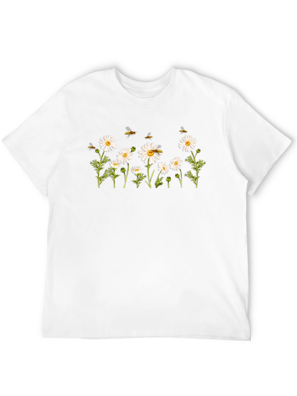 Daisy & Bee Graphic Tee - Classic Black