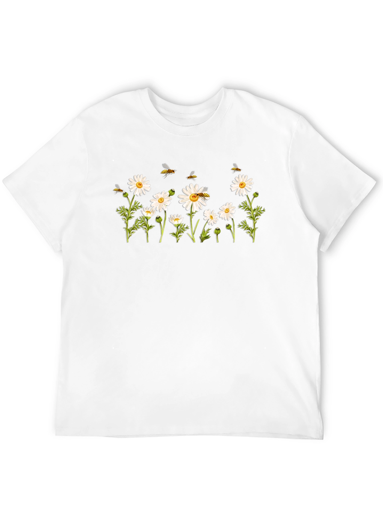 Daisy & Bee Graphic Tee - Classic Black