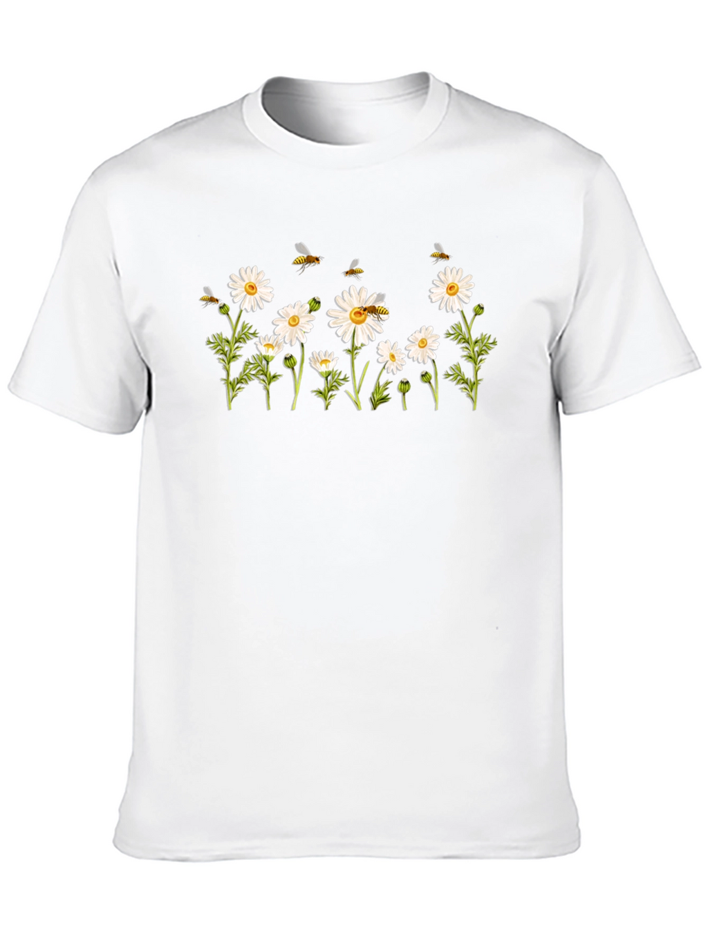 Daisy & Bee Graphic Tee - Classic Black