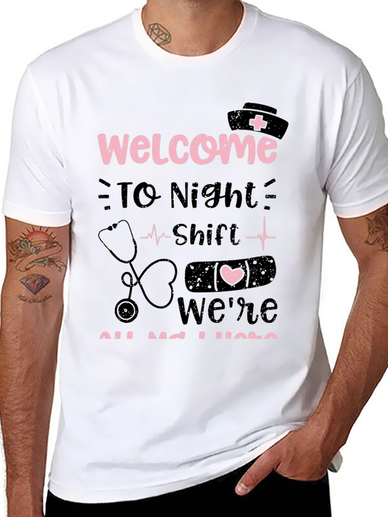 Night Shift Nurse Graphic Tee