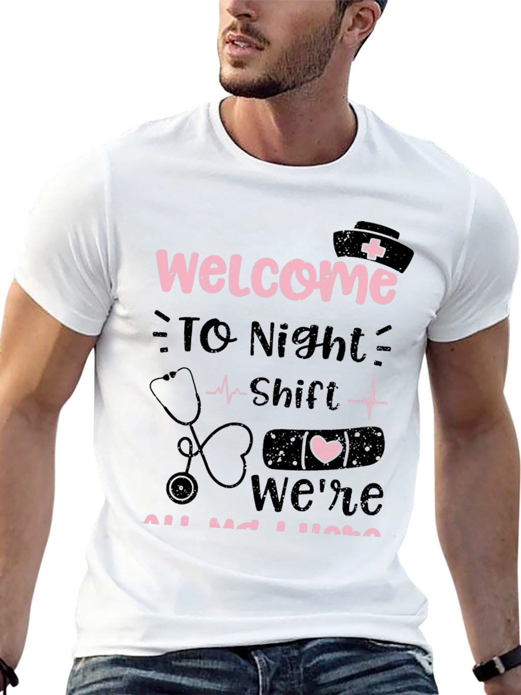 Night Shift Nurse Graphic Tee
