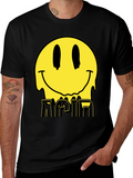 Acid Smiley Face Graphic Tee