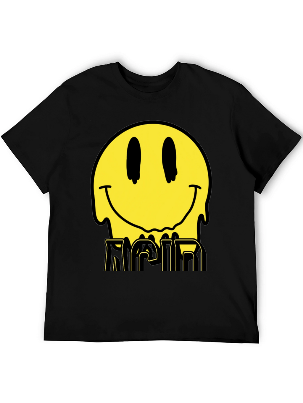 Acid Smiley Face Graphic Tee