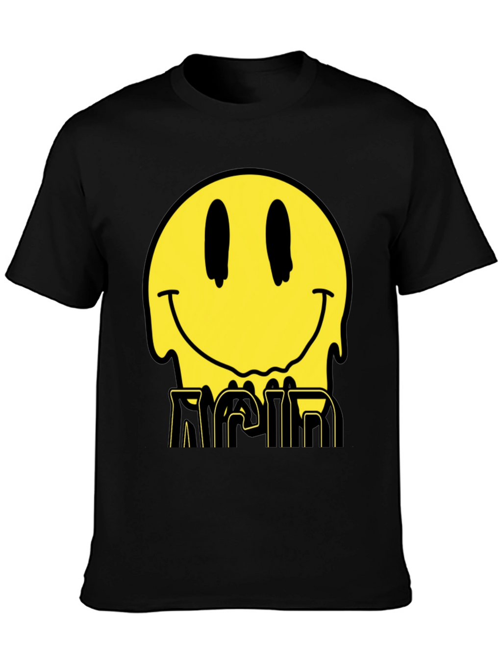 Acid Smiley Face Graphic Tee