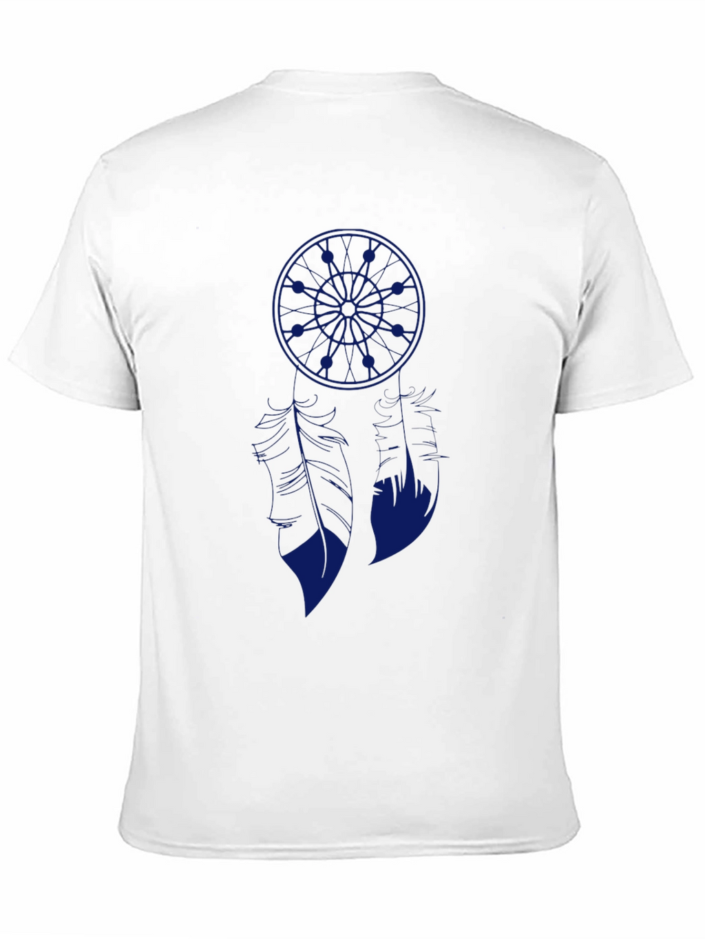 Blue Anime Graphic Print Black T-Shirt