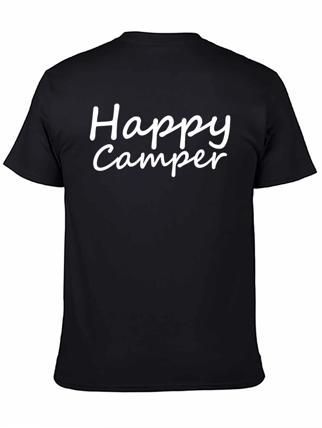 Happy Camper Graphic Tee - Camping Humor T-Shirt