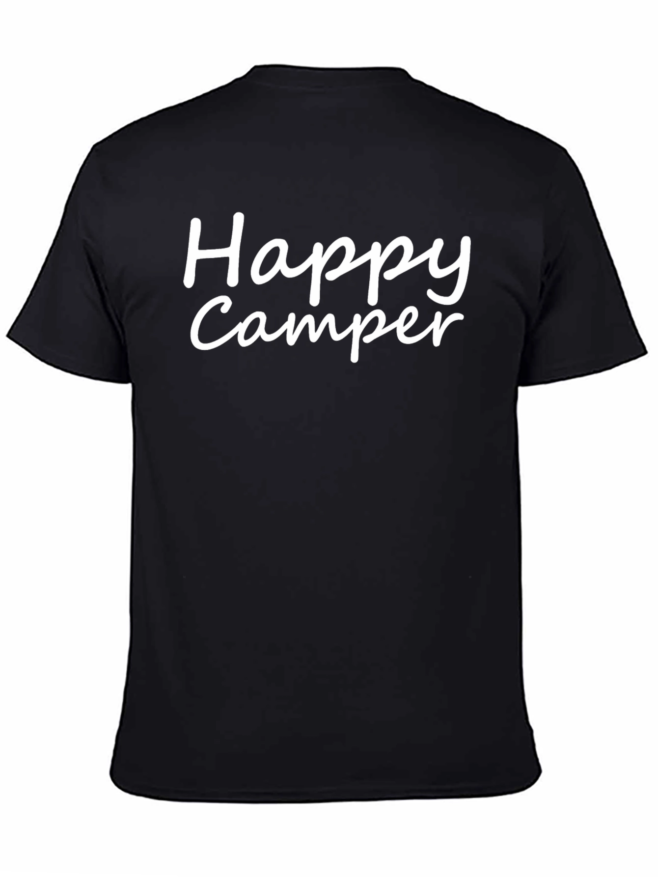 Happy Camper Graphic Tee - Camping Humor T-Shirt