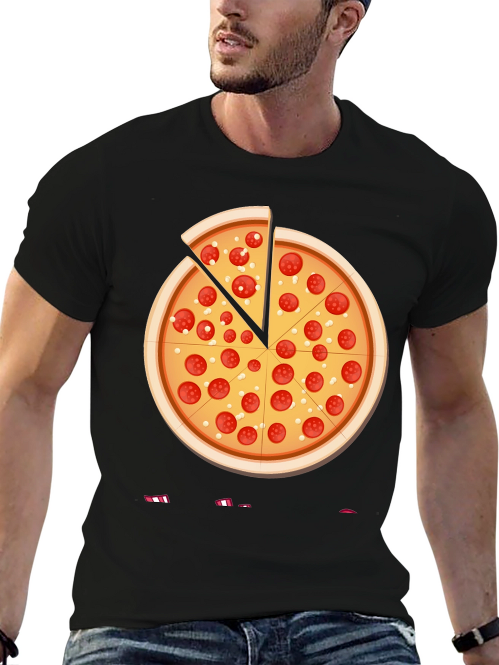 Pizza Slice Graphic Tee - Unisex Casual T-Shirt