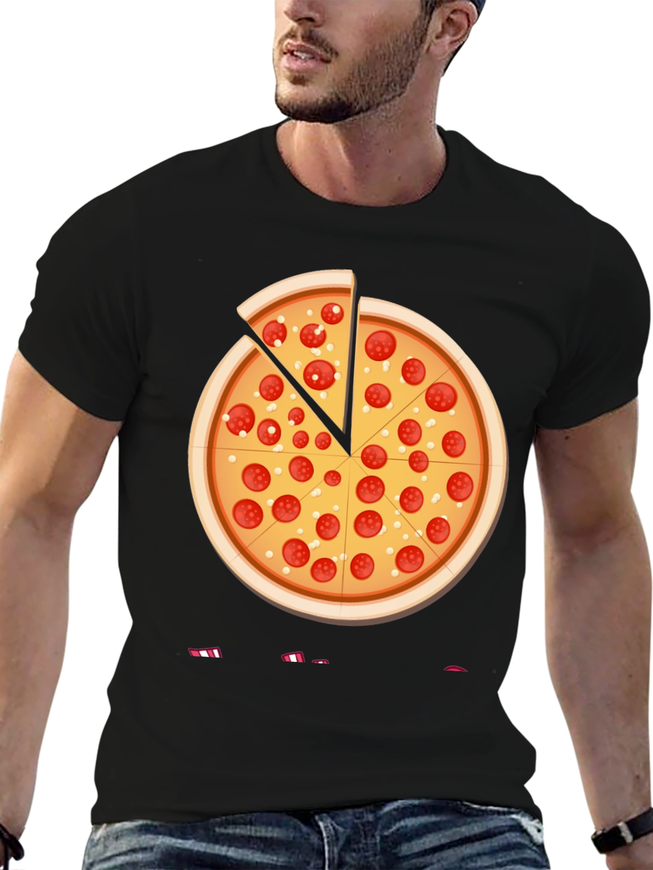 Pizza Slice Graphic Tee - Unisex Casual T-Shirt