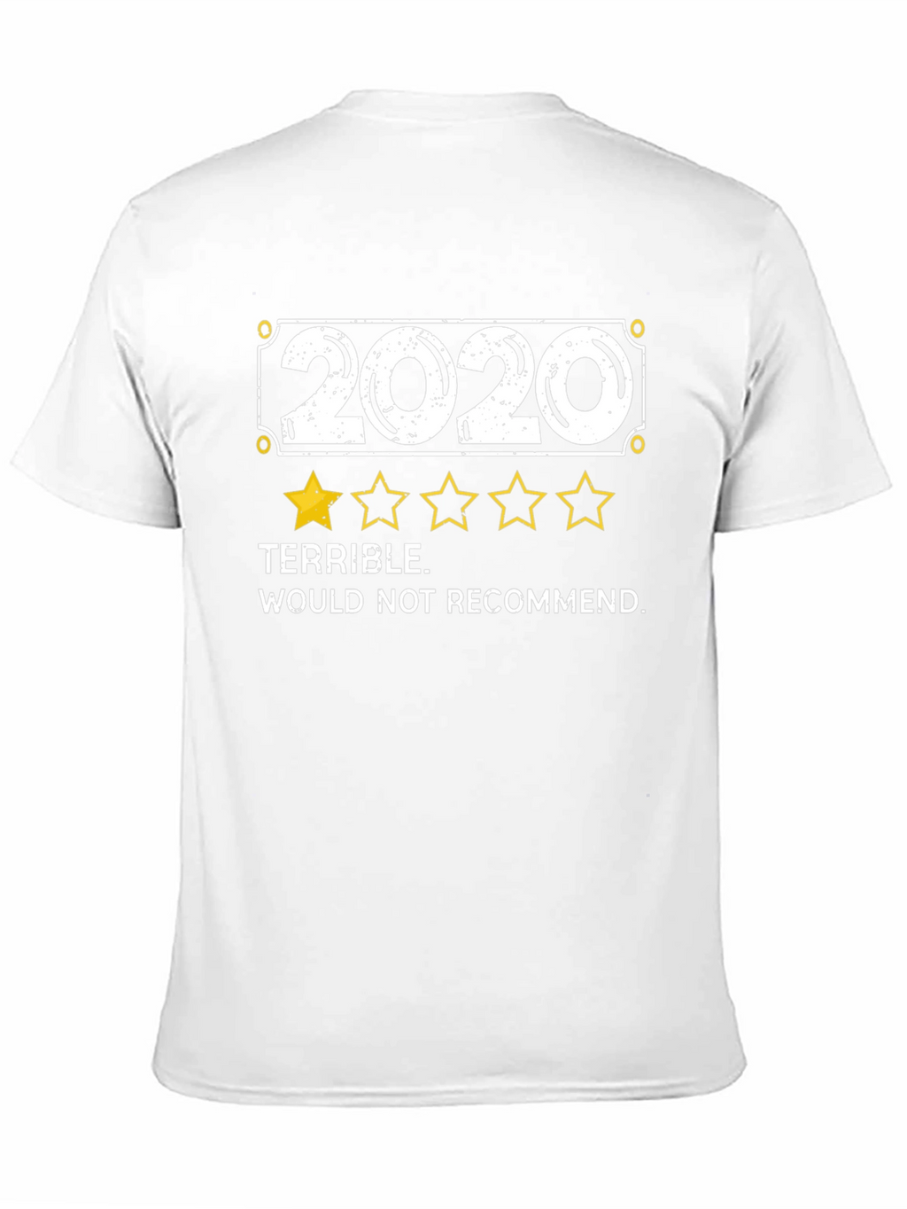 2020 Terrible Review Graphic Tee - Black