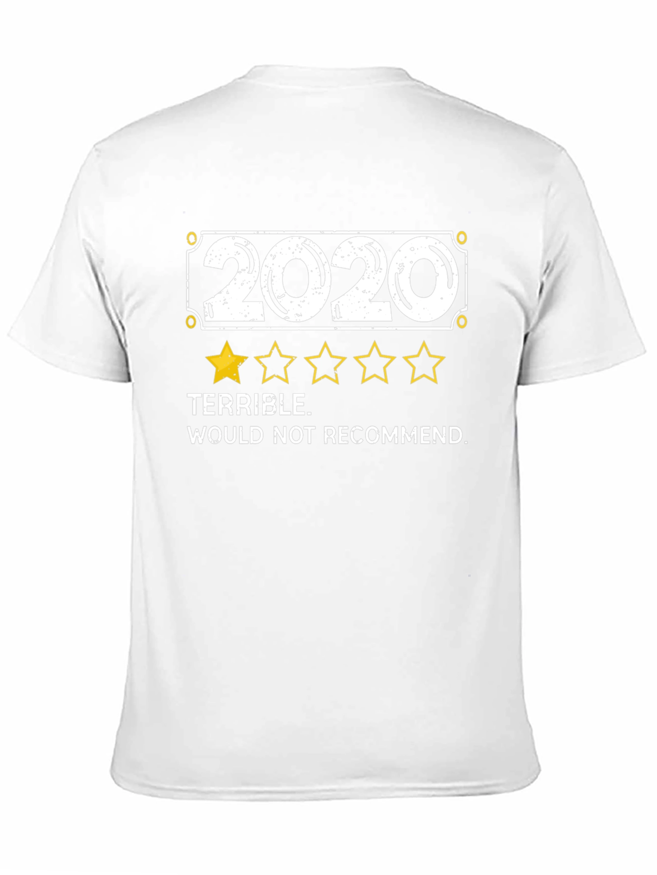 2020 Terrible Review Graphic Tee - Black