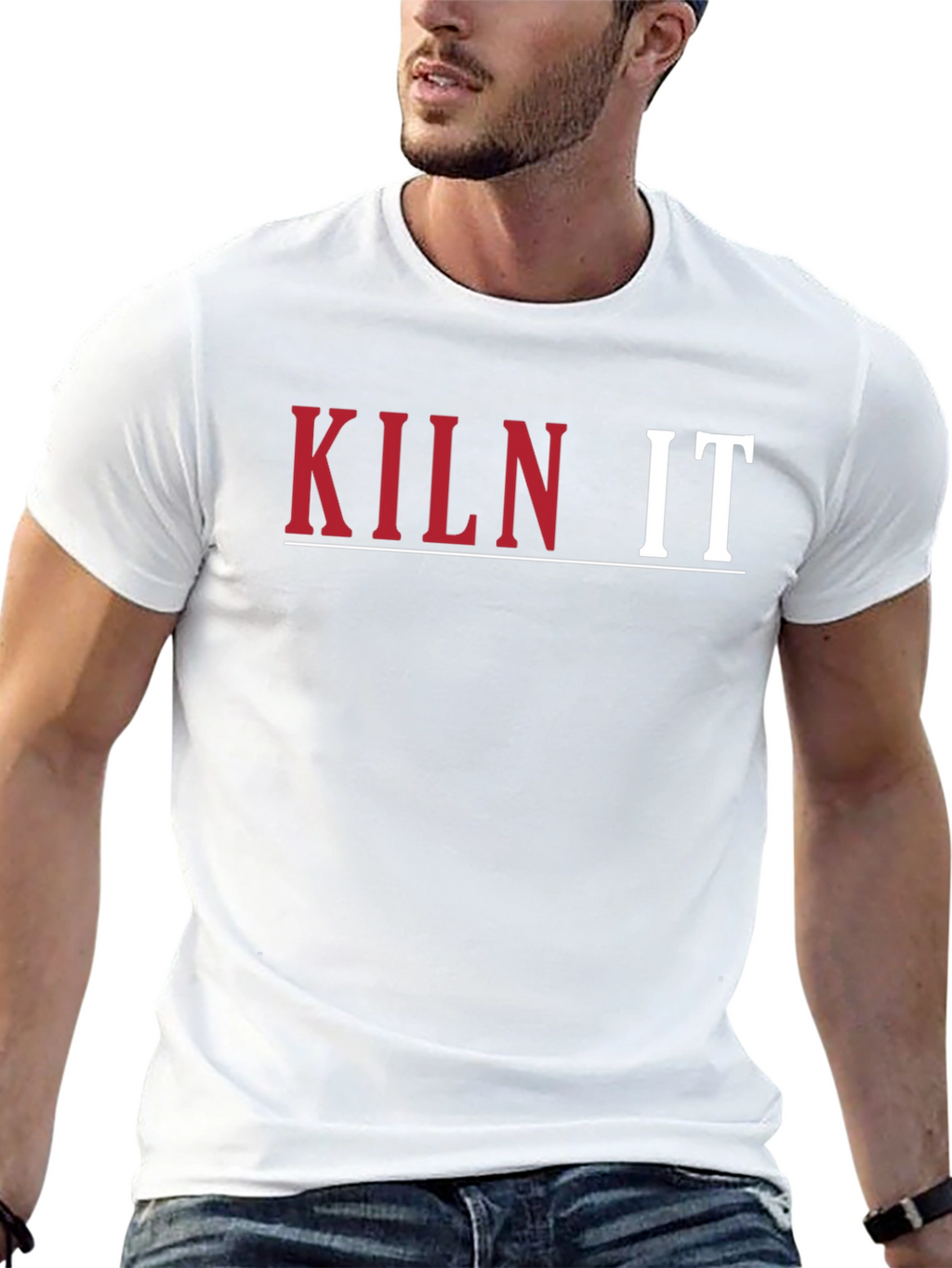 Kiln It Black Graphic T-Shirt