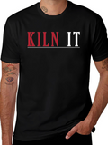 Kiln It Black Graphic T-Shirt