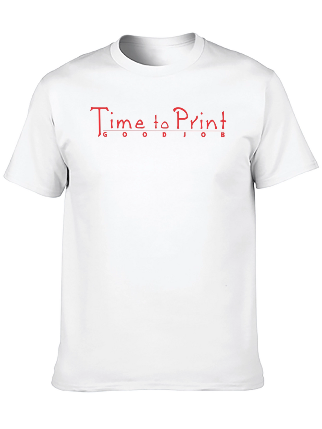 Time to Print Graphic T-Shirt - Black