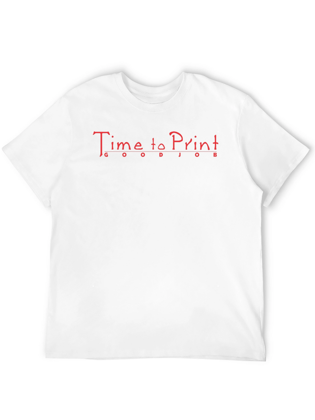 Time to Print Graphic T-Shirt - Black