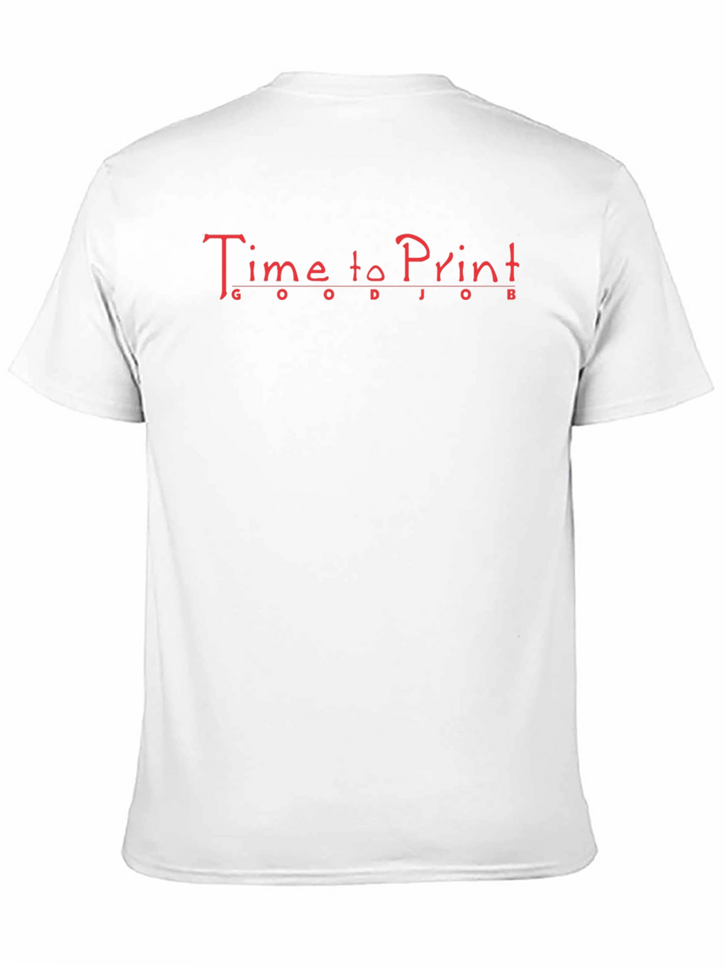Time to Print Graphic T-Shirt - Black