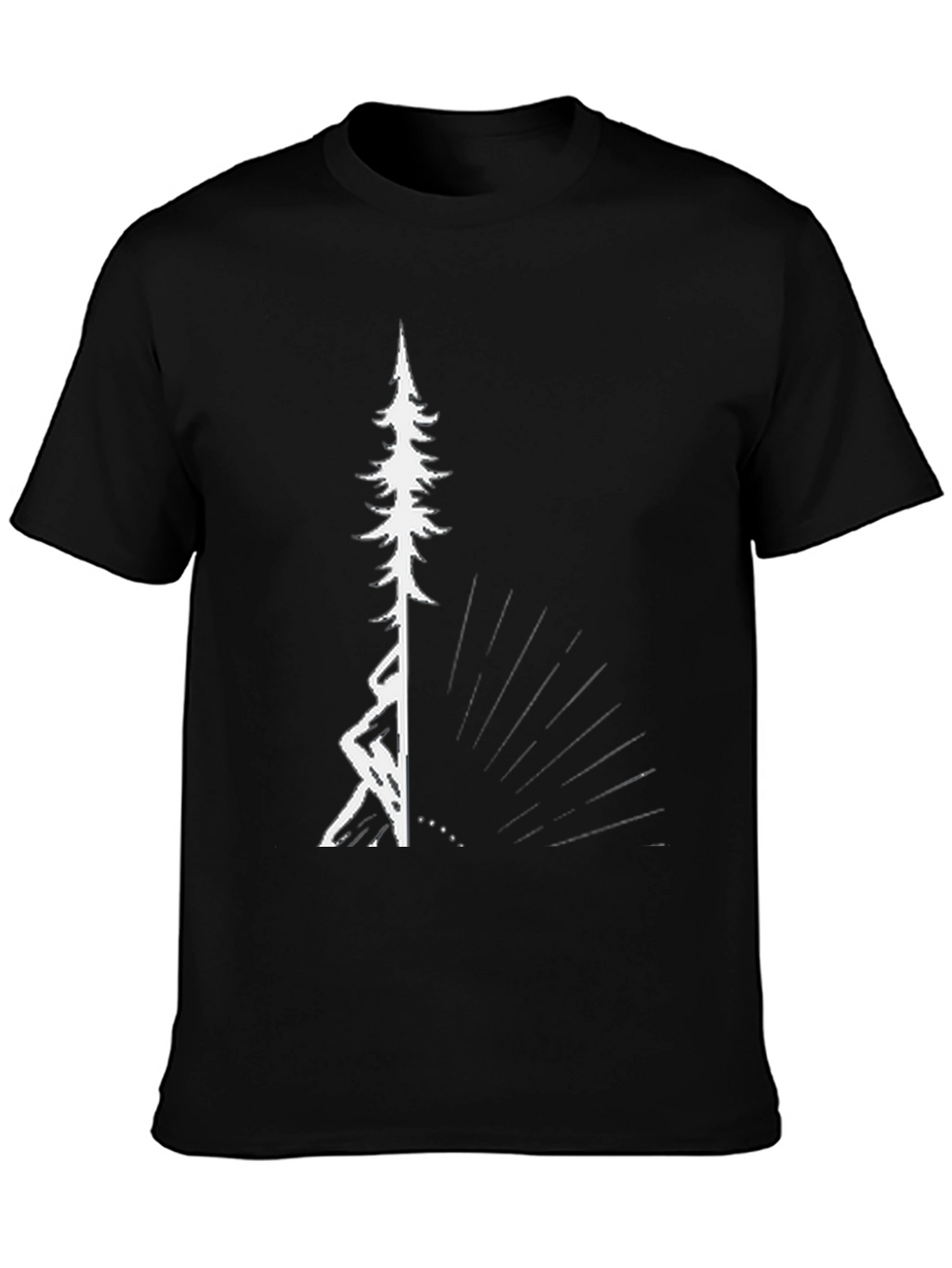 Black Tree Graphic Tee - Nature Inspired