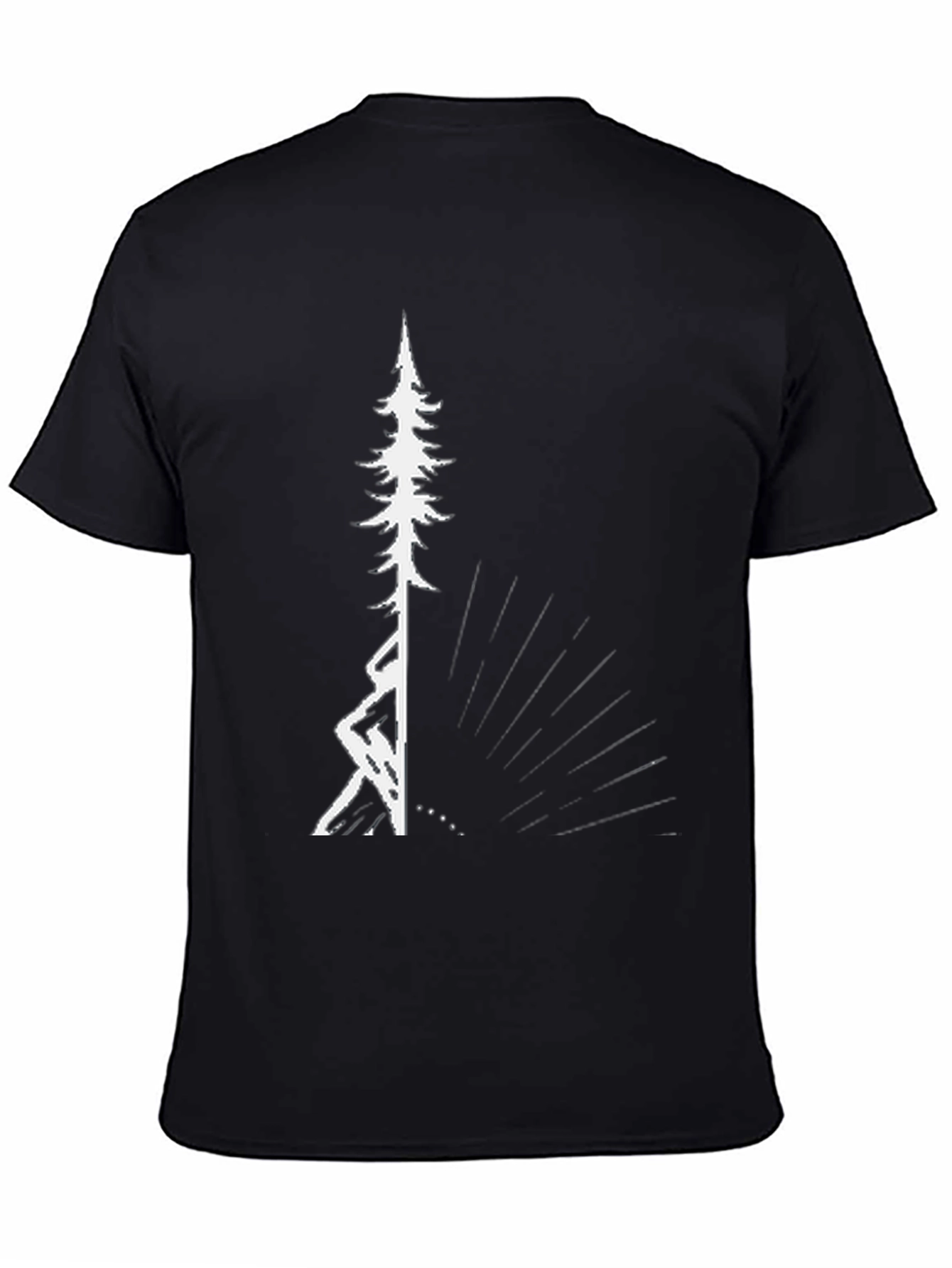 Black Tree Graphic Tee - Nature Inspired