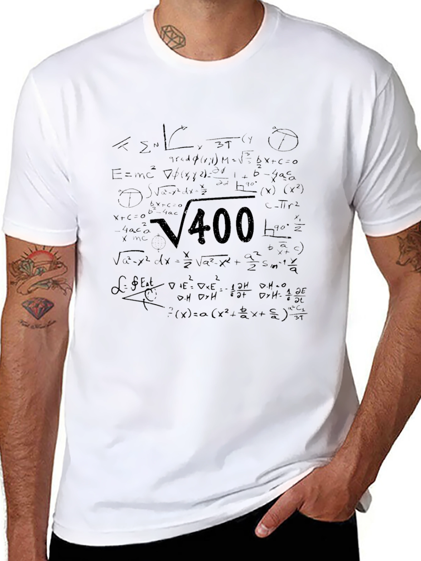 Math Formula T-Shirt - Square Root of 400