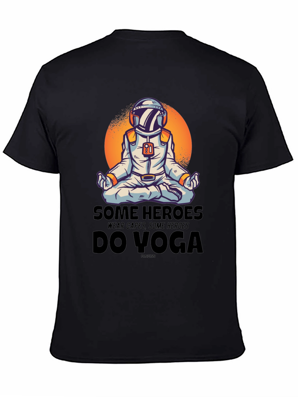 Astronaut Yoga Graphic T-Shirt