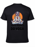 Astronaut Yoga Graphic T-Shirt