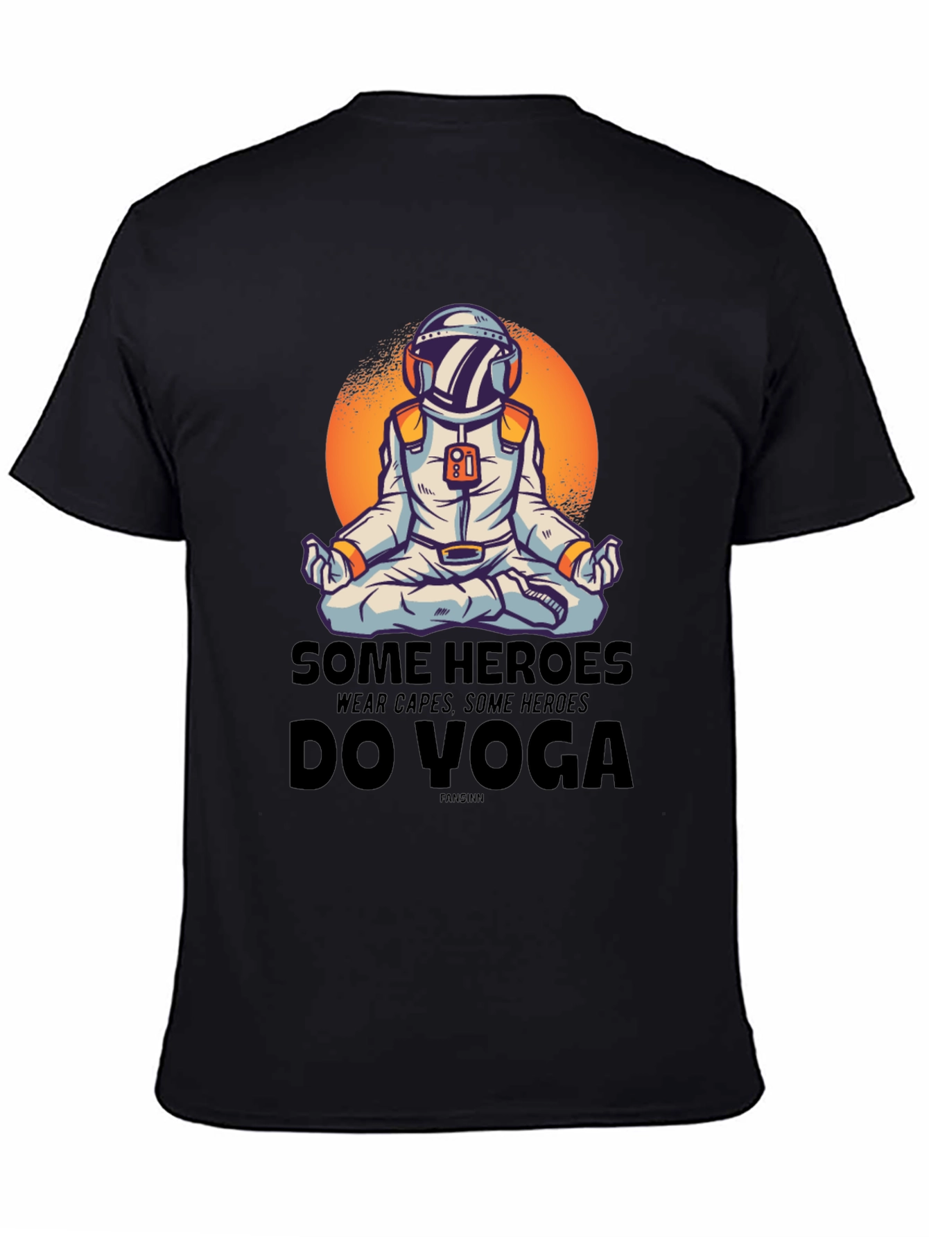 Astronaut Yoga Graphic T-Shirt