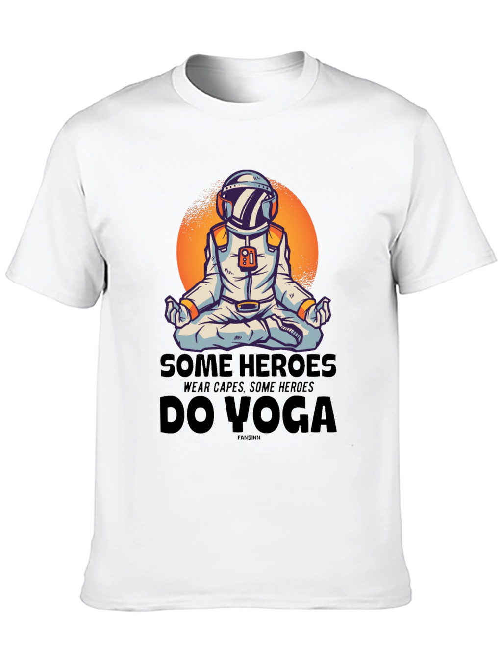 Astronaut Yoga Graphic T-Shirt