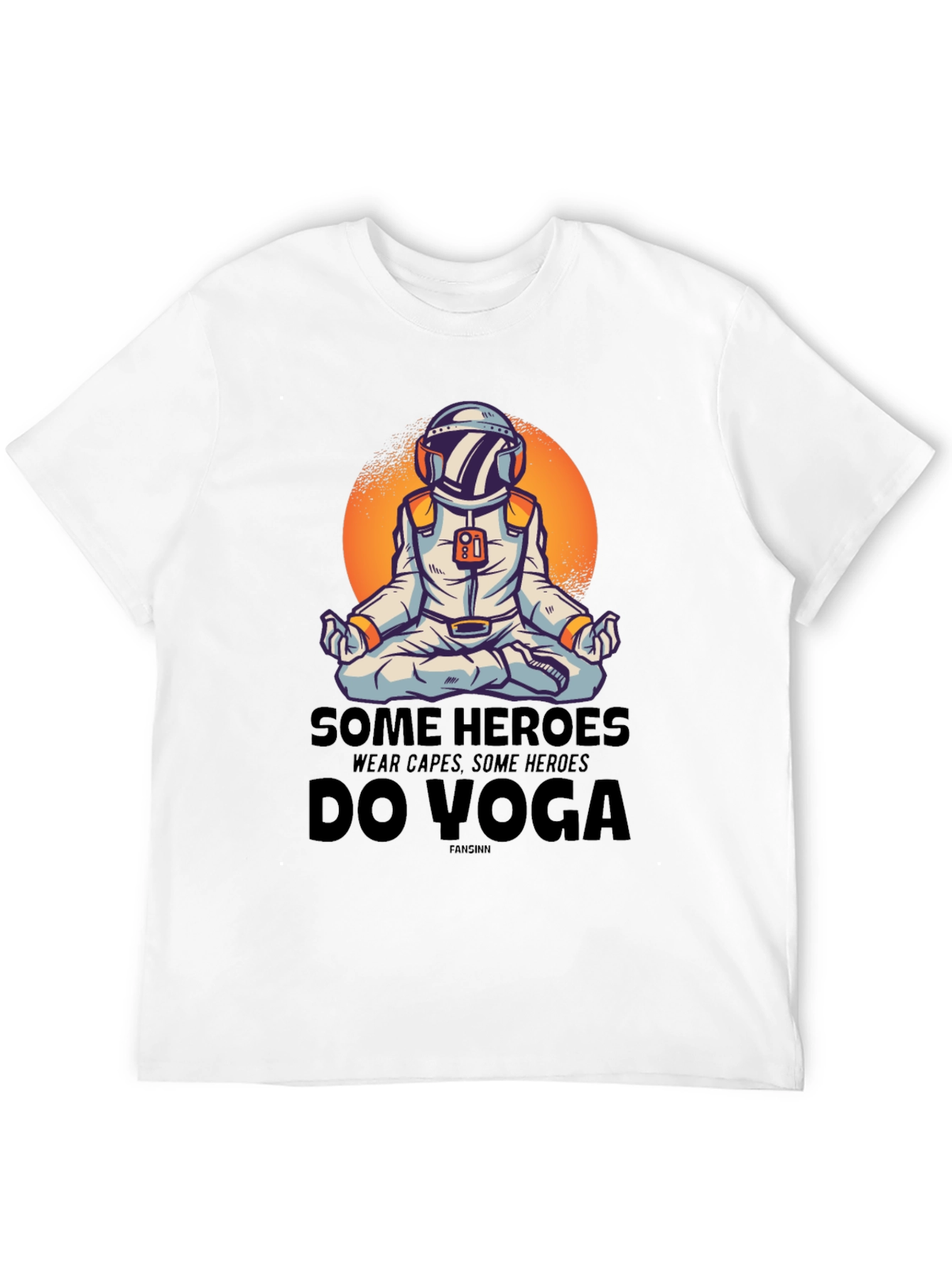 Astronaut Yoga Graphic T-Shirt