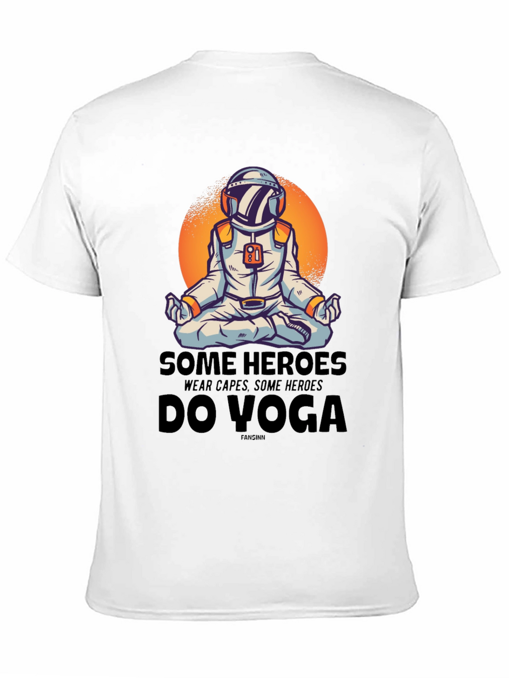 Astronaut Yoga Graphic T-Shirt