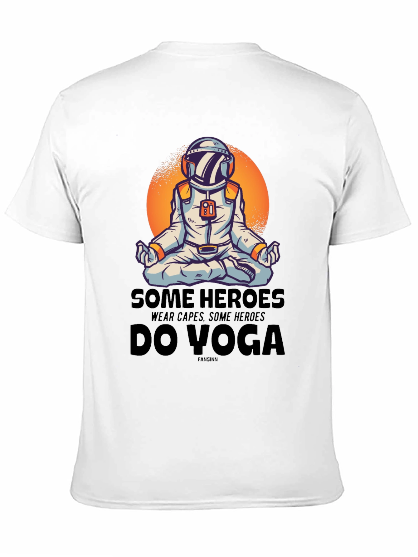 Astronaut Yoga Graphic T-Shirt