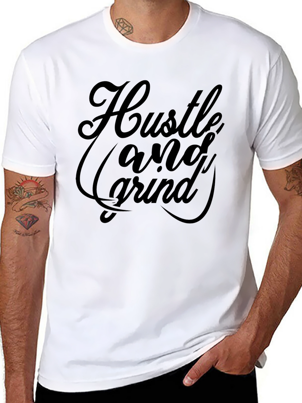 Hustle and Grind Black T-Shirt